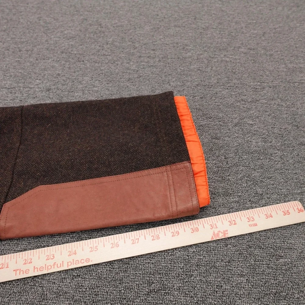 Alps & Meters Snow Pants Mens Large Brown Alpine Winter Trouser Wool Ski
